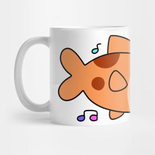 Headphones Fish Mug